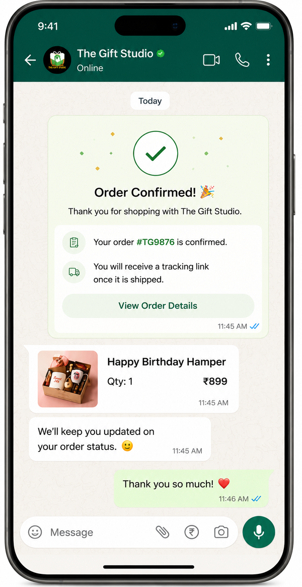 Order Confirmed